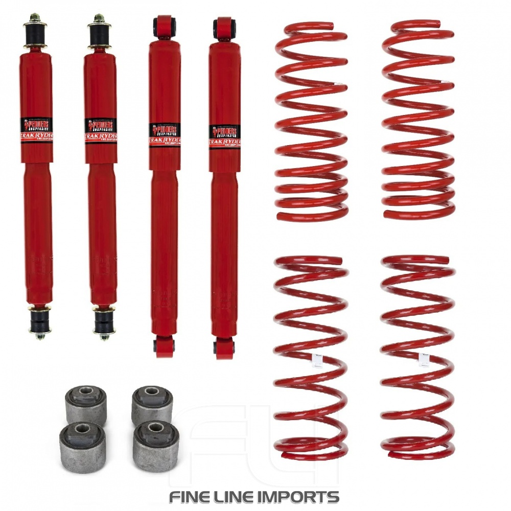 Pedders 2 Inch Suspension Lift Kit. With LONG TRAVEL Foam Cell Shocks. Nissan Patrol, Y61, LWB, 2.8 Di ONLY (Pedders-803219)