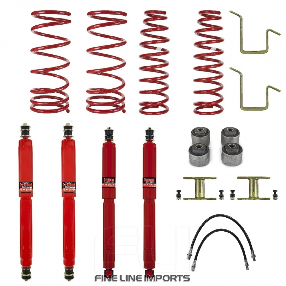 Pedders 2 Inch Suspension Lift Kit. With Long Travel Foam Cell shocks. NON-ABS fitted models. Toyota Landcruiser 80 series (Pedders-803180)