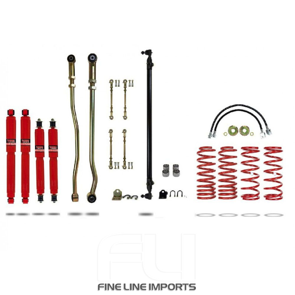 Pedders 4 Inch Suspension Lift Kit. Nissan Patrol, Y61, LWB, ABS fitted, 3.0 di (Pedders-803365)