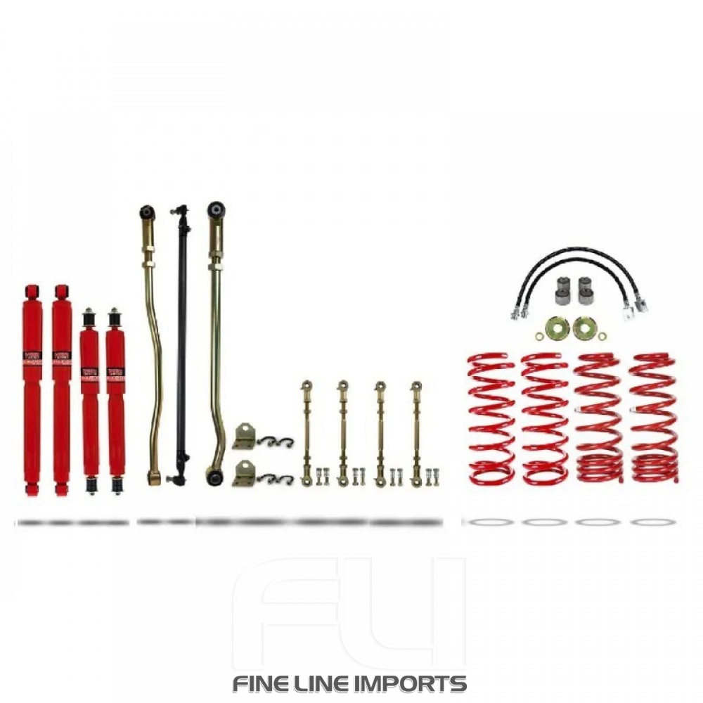 Pedders 4 Inch Suspension Lift Kit. Nissan Patrol, Y61, LWB, NON-ABS  EXCEPT 3.0 Di (Pedders-803099)