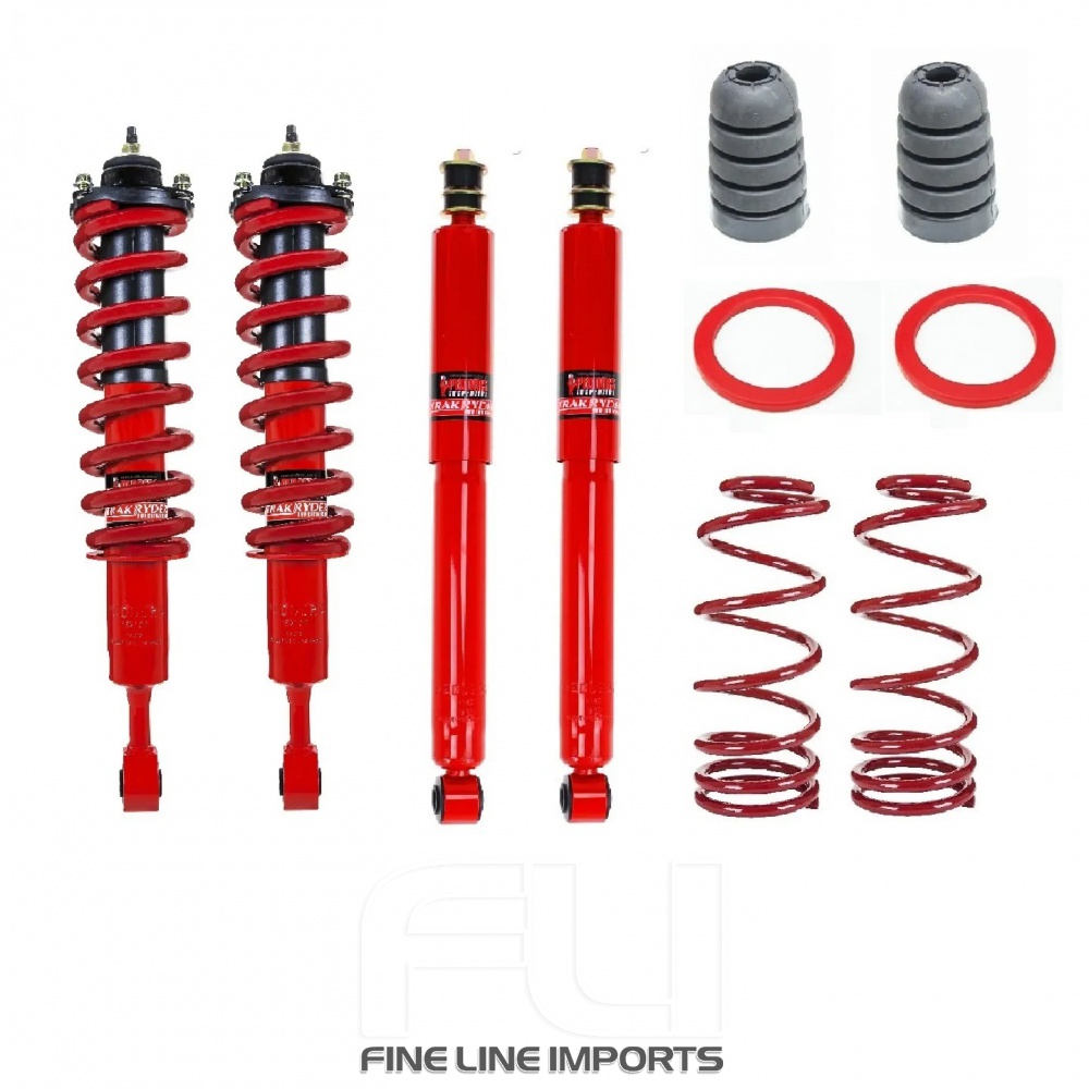 Pedders Air Suspension Conversion Kit. Comfort Version. With Fully Assembled front struts. Toyota LC5 / Prado / Landcruiser 120 series (Pedders-803183)