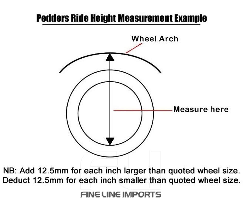 Pedders Air Suspension Conversion Kit. Standard height. Toyota Landcruiser 120 (Pedders-803375)