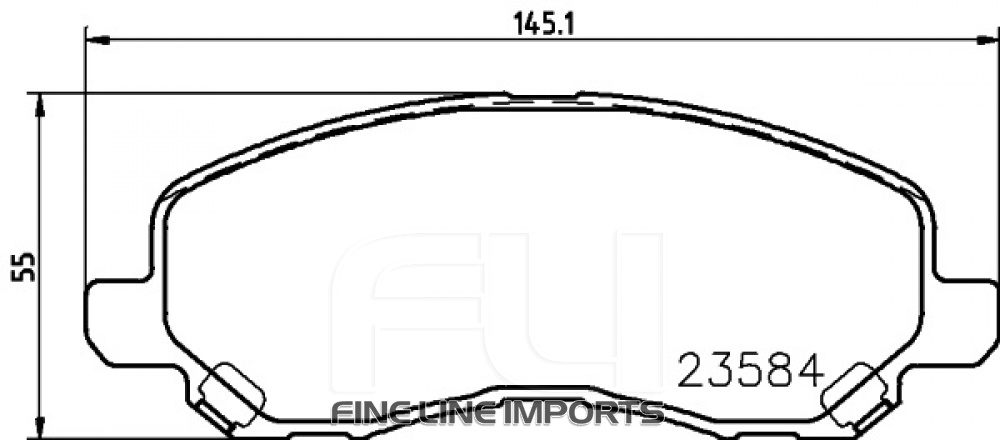 Pedders Brake Pads (Pedders-6700006)