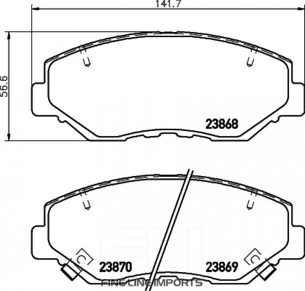 Pedders Brake Pads (Pedders-6700009)