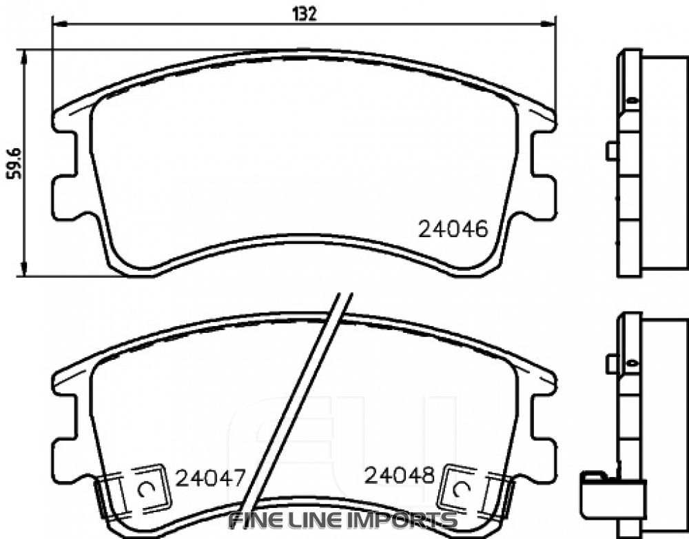 Pedders Brake Pads (Pedders-6700010)