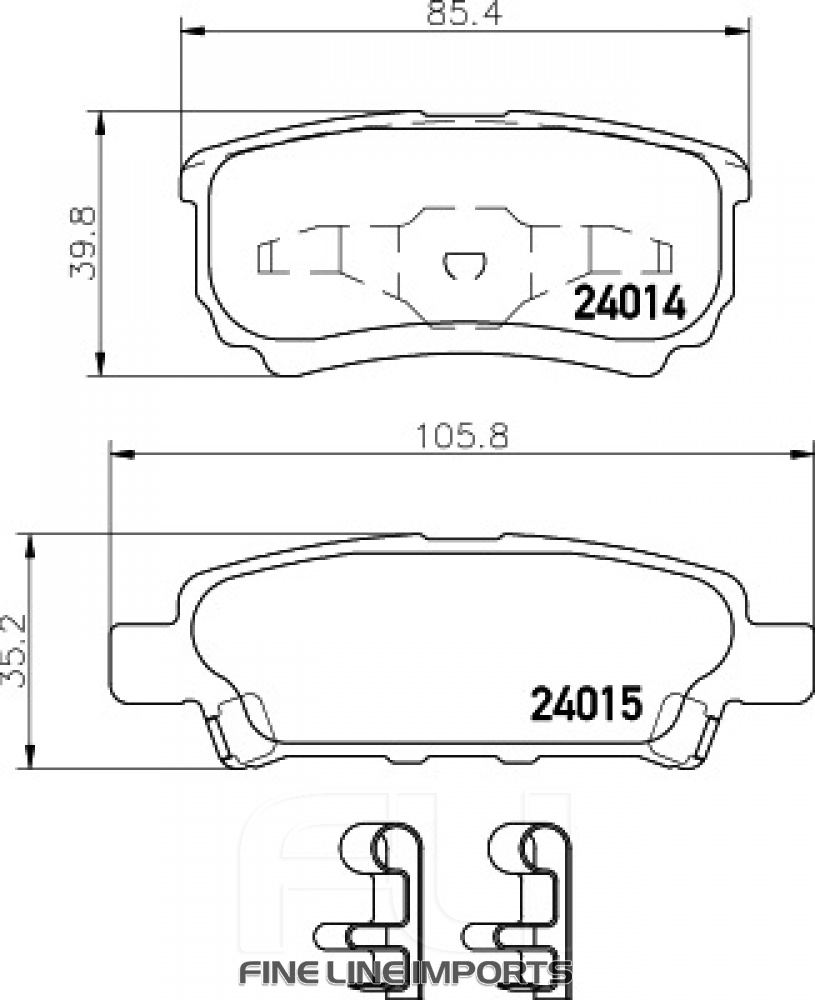 Pedders Brake Pads (Pedders-6700012)