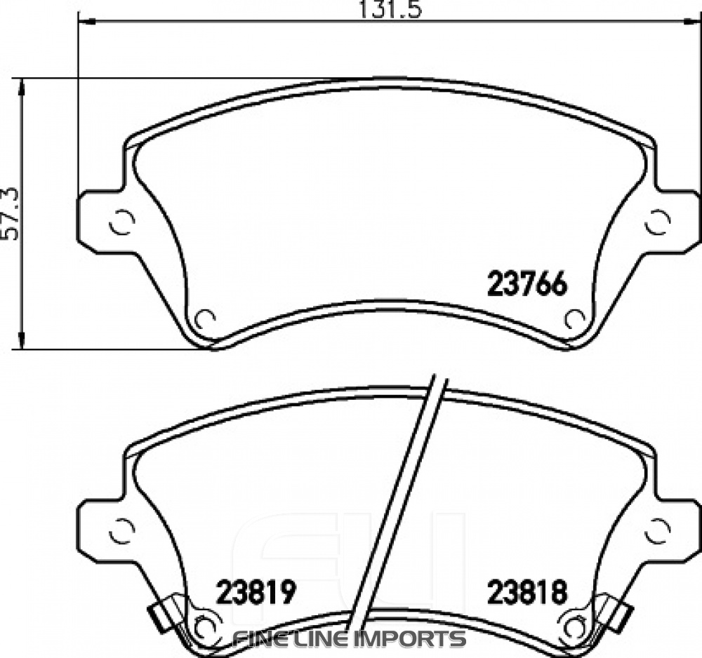 Pedders Brake Pads (Pedders-6700013)