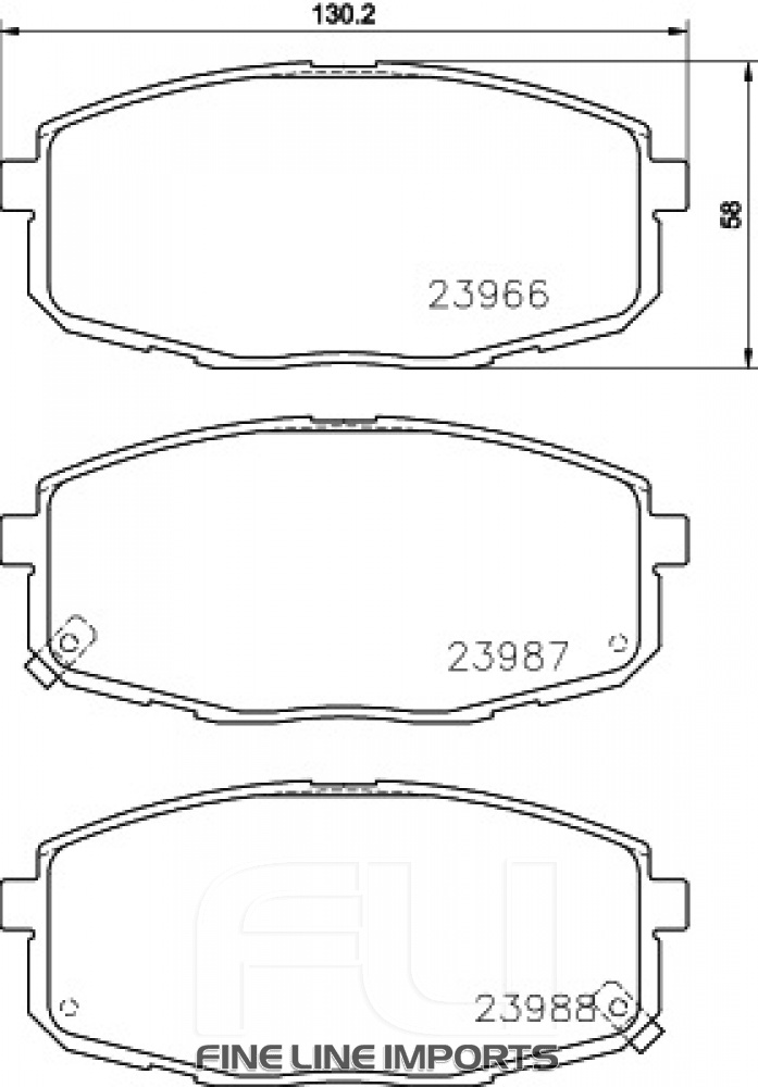 Pedders Brake Pads (Pedders-6700015)