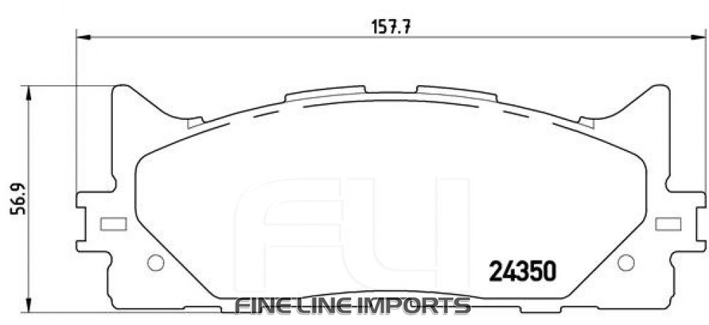 Pedders Brake Pads (Pedders-6700019)