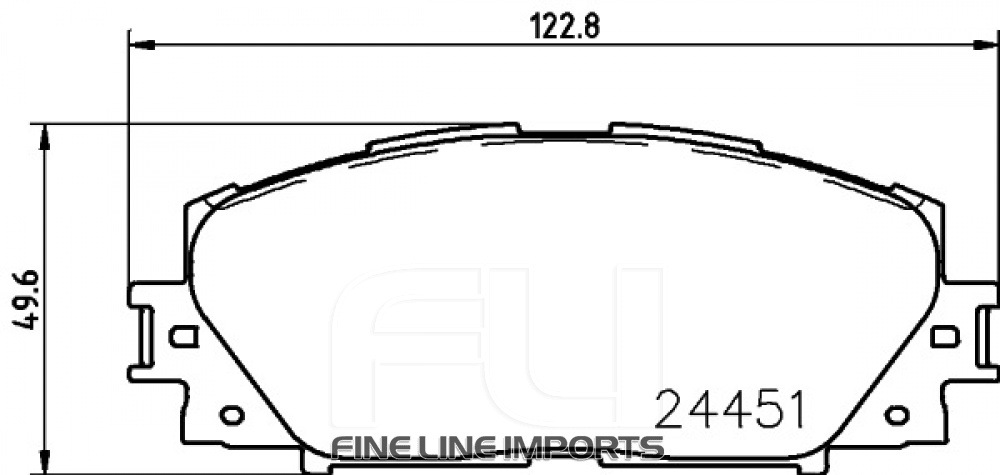 Pedders Brake Pads (Pedders-6700020)