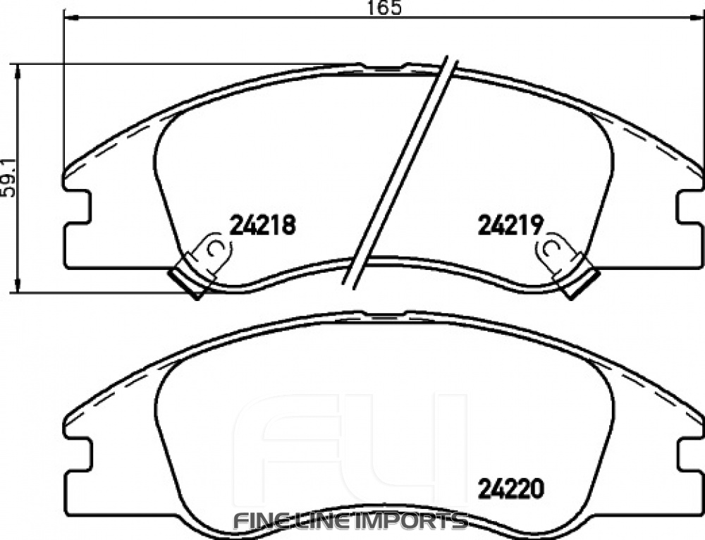 Pedders Brake Pads (Pedders-6701001)