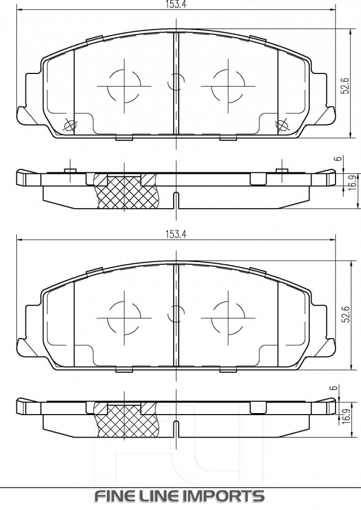 Pedders Brake Pads (Pedders-6701984)