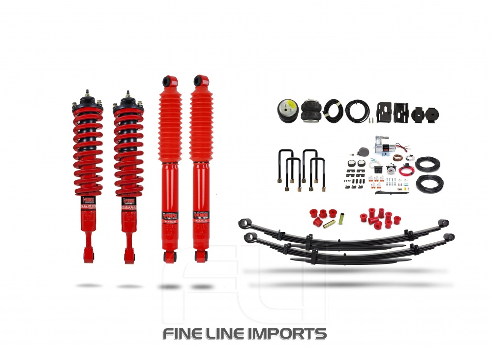 Pedders Demountable Camper Suspension Kit. Toyota Hilux Mk6 and 7 (Pedders-803194)