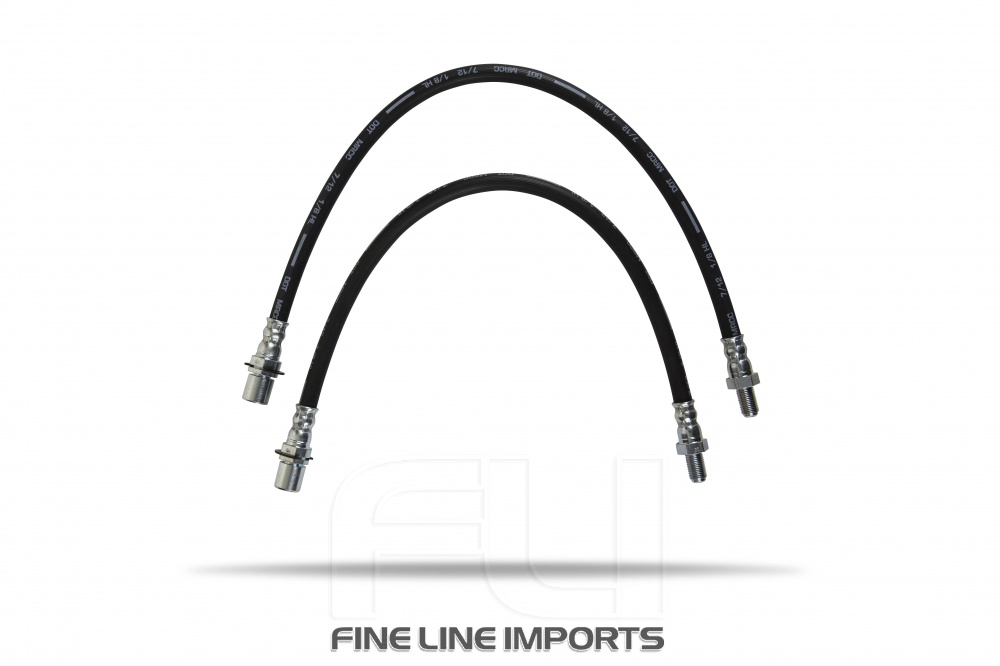 Pedders Extended Rubber Brake Hose Kit (Non-ABS) (Pedders-5505)