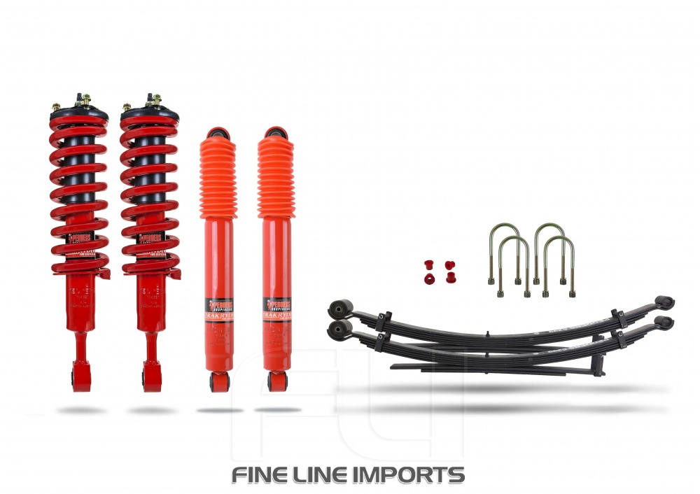 Pedders Extra Heavy Duty Load Carrying and Towing Suspension Kit. With Assembled struts. For Ford Ranger, PX (Pedders-803195)
