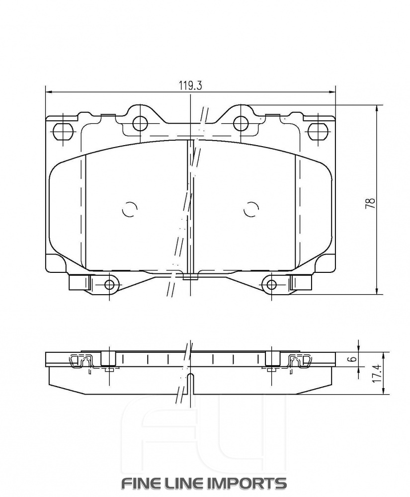 Pedders eXtreme Kevlar Ceramic Brake Pads (Pedders-6820473X)