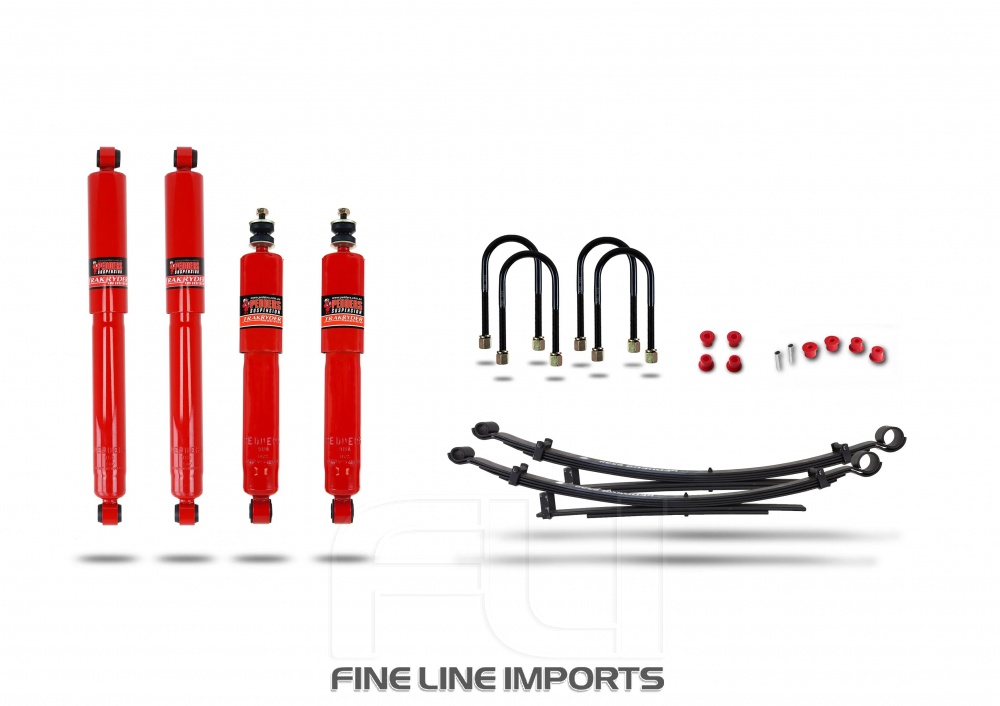 Pedders Heavy Duty Load Carrying & Towing Kit. With Additional Airbags. Isuzu D-Max / Rodeo (Pedders-803117)