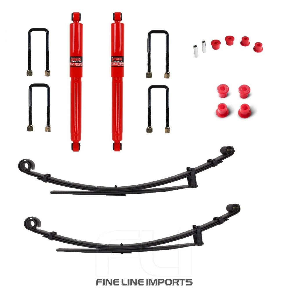 Pedders Heavy Duty Load Carrying and Towing Suspension Kit. Toyota Hilux Mk4 & 5 & Mk3 IMPORT (Pedders-803162)
