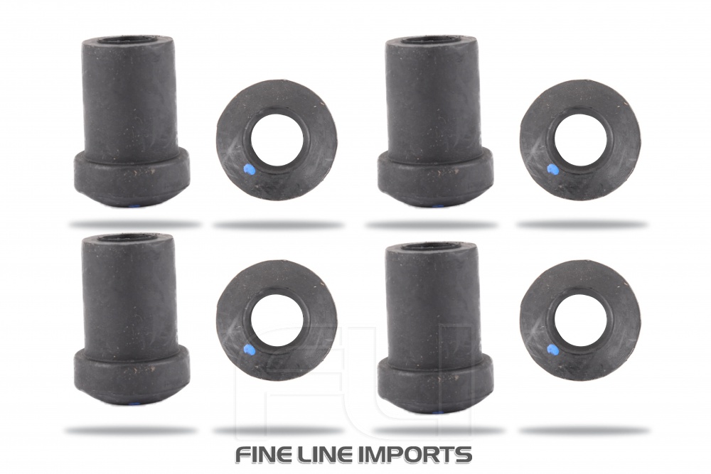 Pedders Leaf Spring Upper and Lower Shackle Rubber Bush Kit (Pedders-540139)