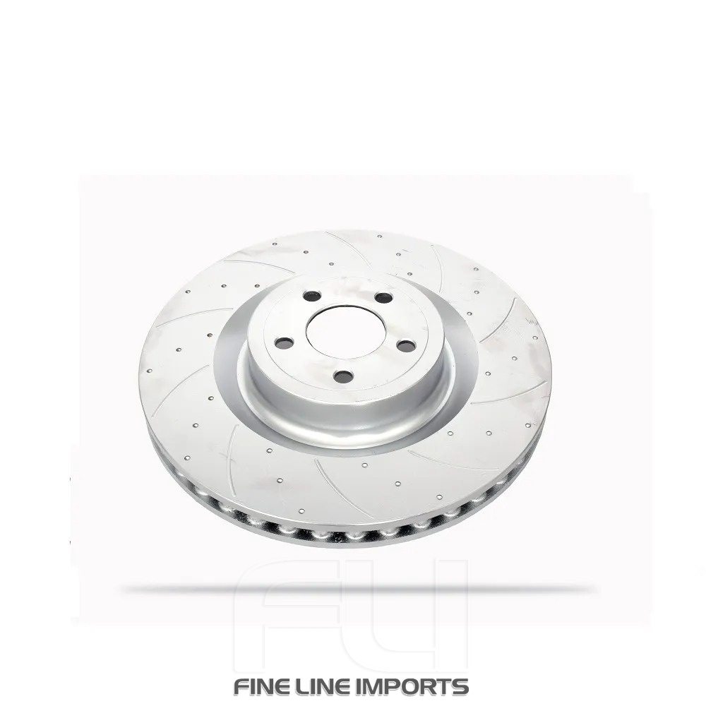 Pedders Slotted & Dimpled Geomet Coated Rotor (Pedders-6560087SGR)