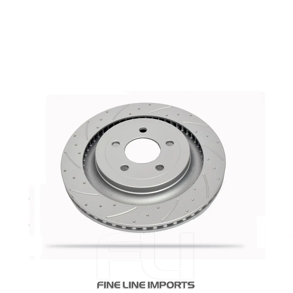 Pedders Slotted & Dimpled Geomet Coated Rotor (Pedders-6560088SGL)