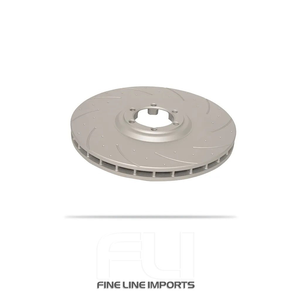 Pedders Slotted & Dimpled Geomet Coated Rotor (Pedders-6560090SGL)