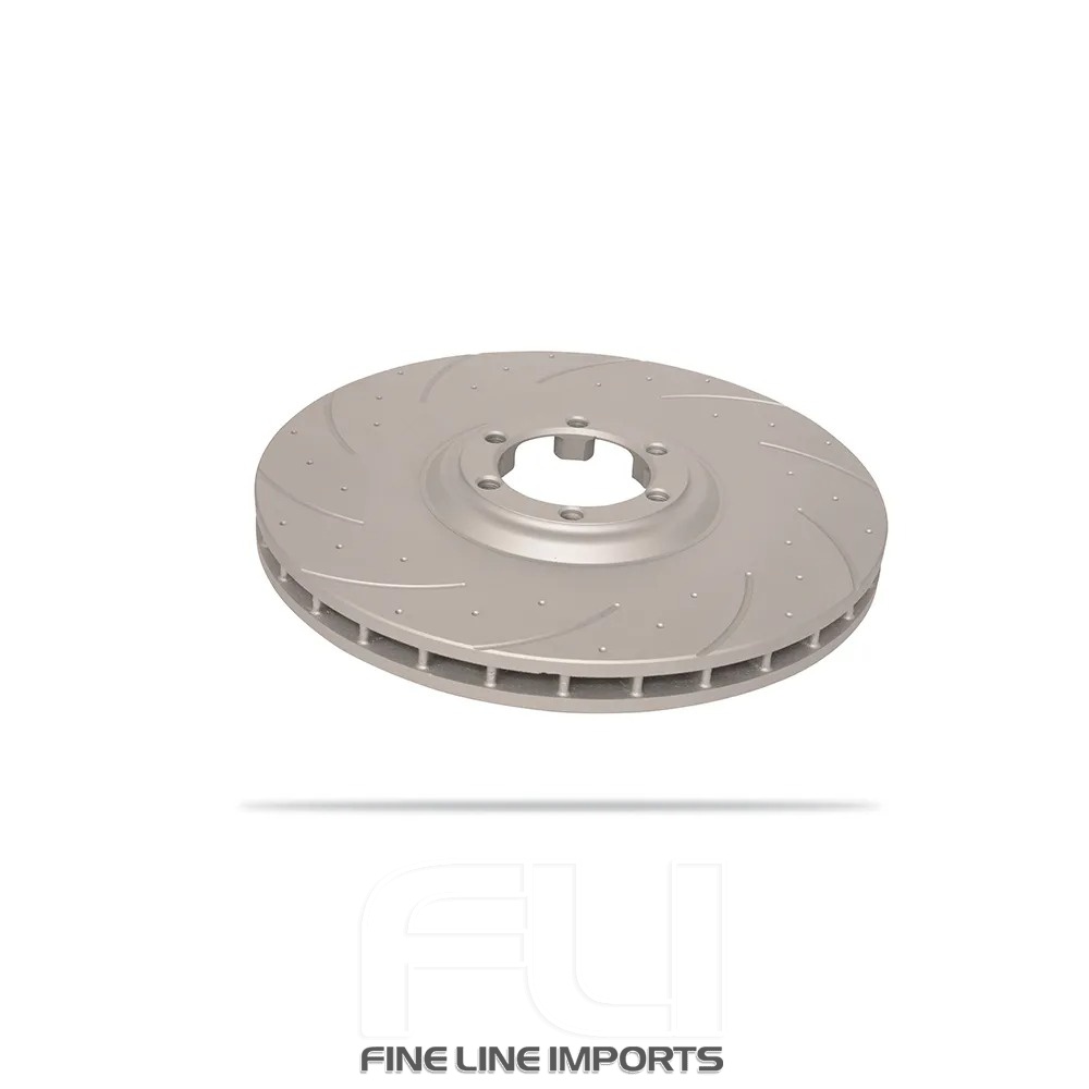 Pedders Slotted & Dimpled Geomet Coated Rotor (Pedders-6560090SGR)