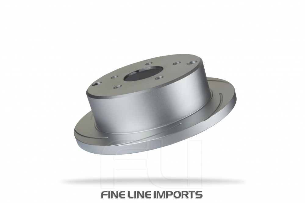 Pedders Slotted Geomet Coated Rotor (Pedders-6103320SGL)