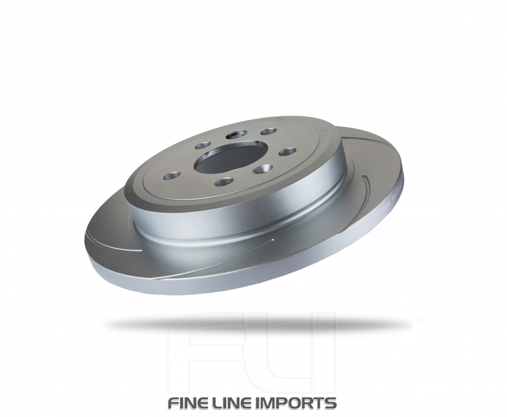 Pedders Slotted Geomet Coated Rotor (Pedders-6111680SGL)