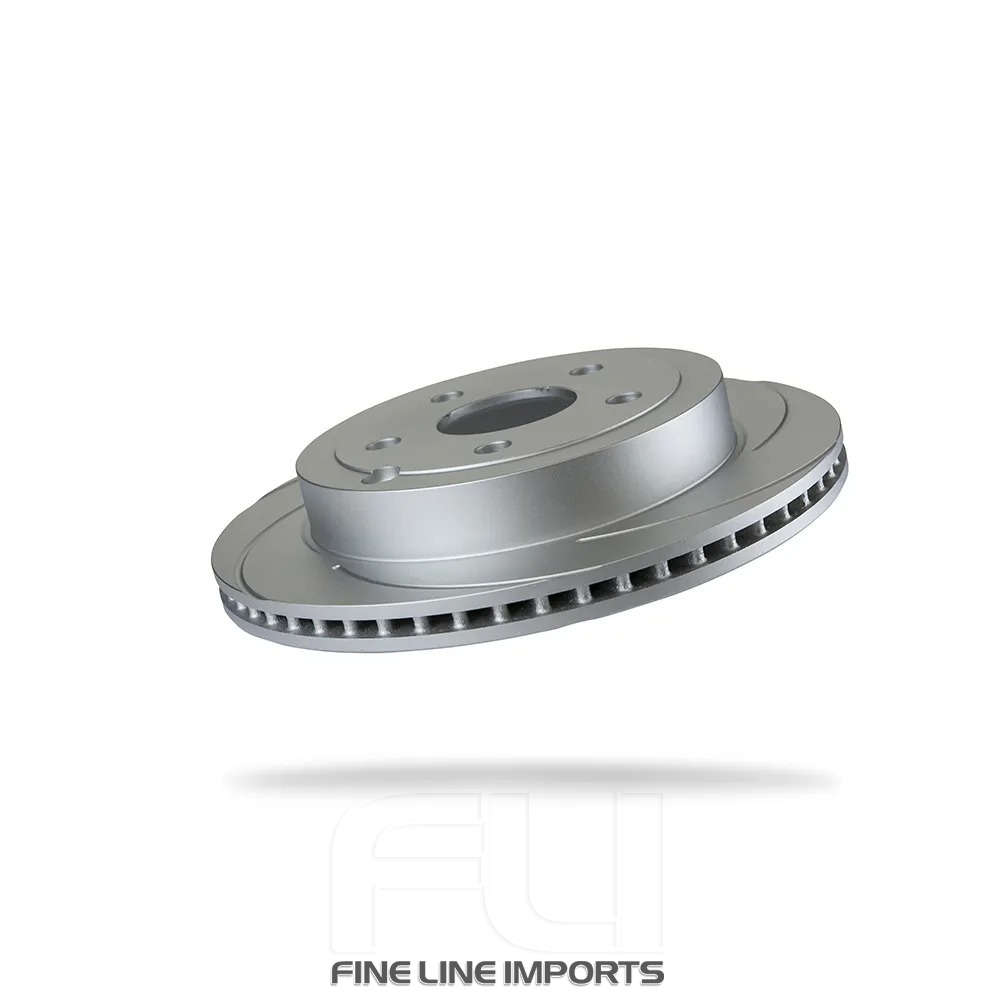 Pedders Slotted Geomet Coated Rotor (Pedders-6113870SGR)