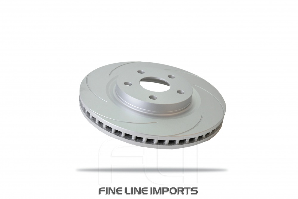 Pedders Slotted Geomet Coated Rotor (Pedders-6152028SGL)