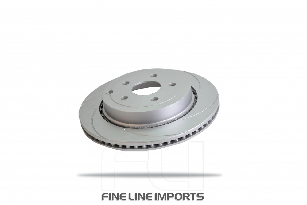 Pedders Slotted Geomet Coated Rotor (Pedders-6152029SGL)