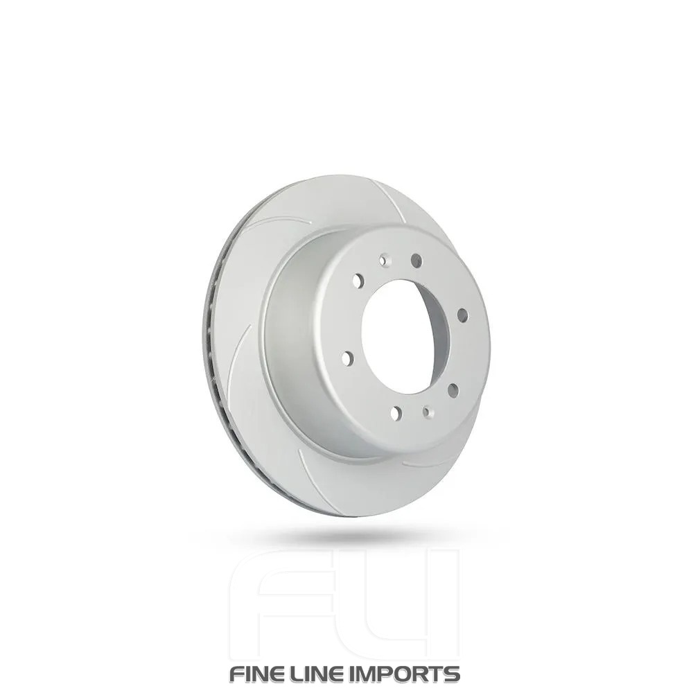 Pedders Slotted Geomet Coated Rotor (Pedders-6200017SGR)