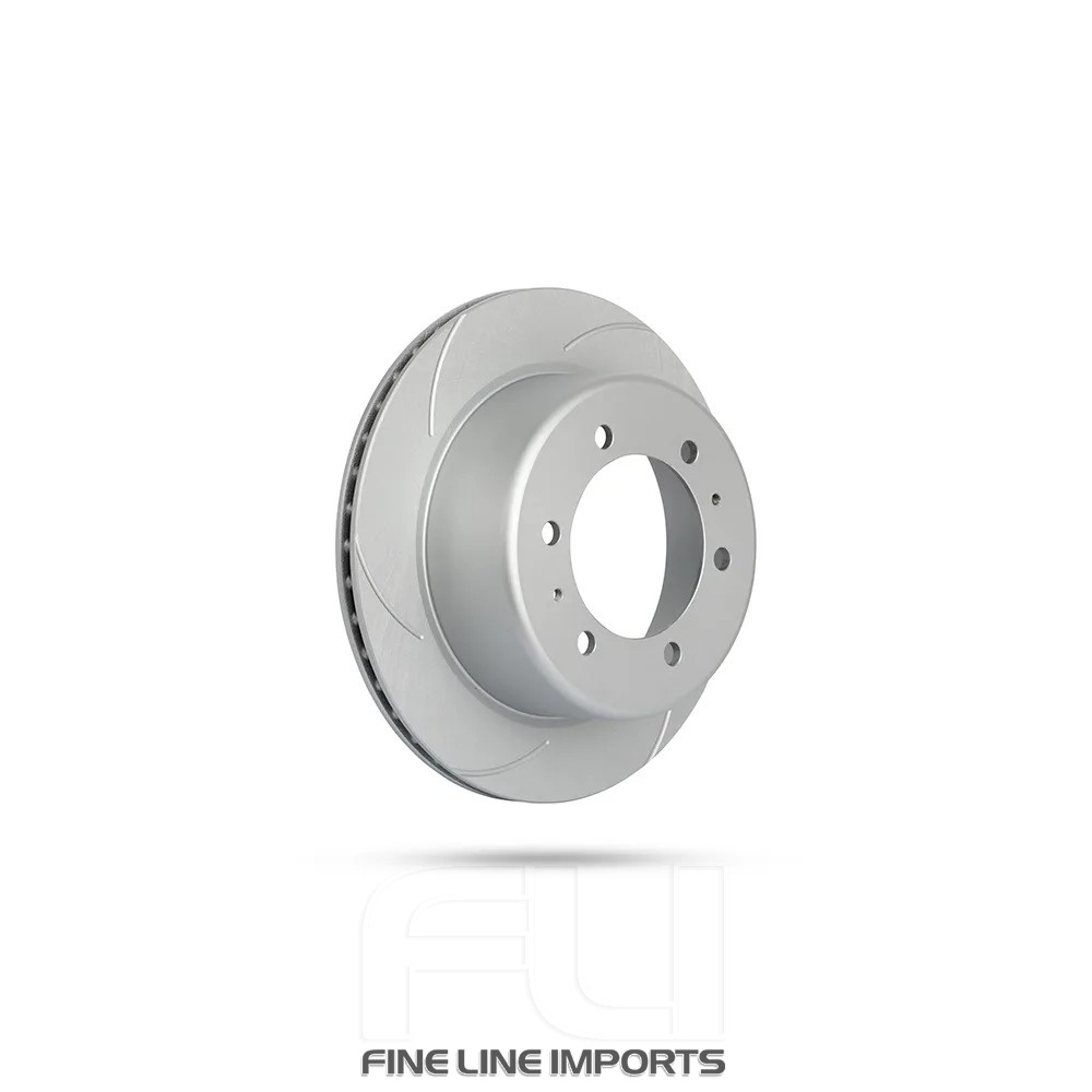 Pedders Slotted Geomet Coated Rotor (Pedders-6200018SGL)