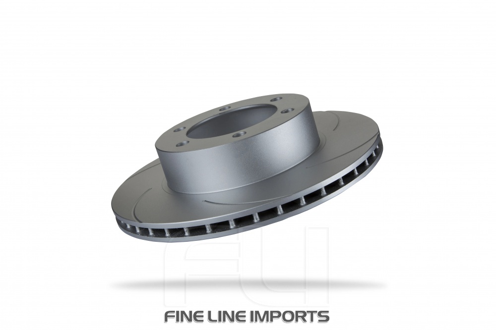 Pedders Slotted Geomet Coated Rotor (Pedders-6202610SGR)