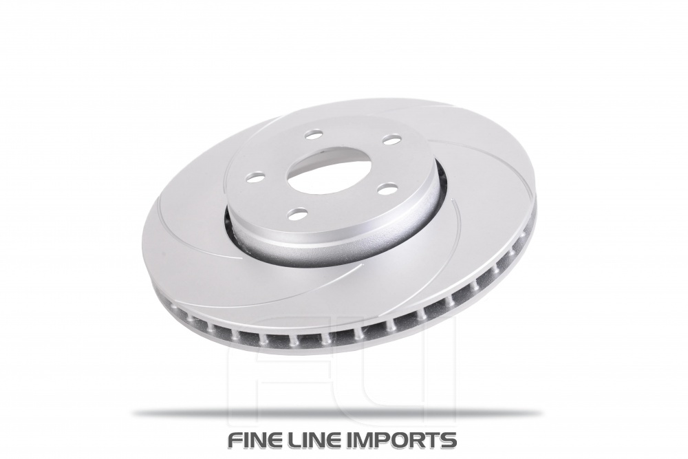 Pedders Slotted Geomet Coated Rotor (Pedders-6202630SGL)