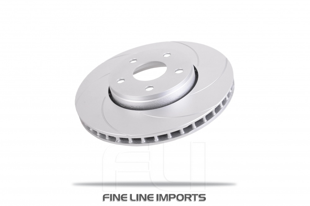 Pedders Slotted Geomet Coated Rotor (Pedders-6202630SGR)