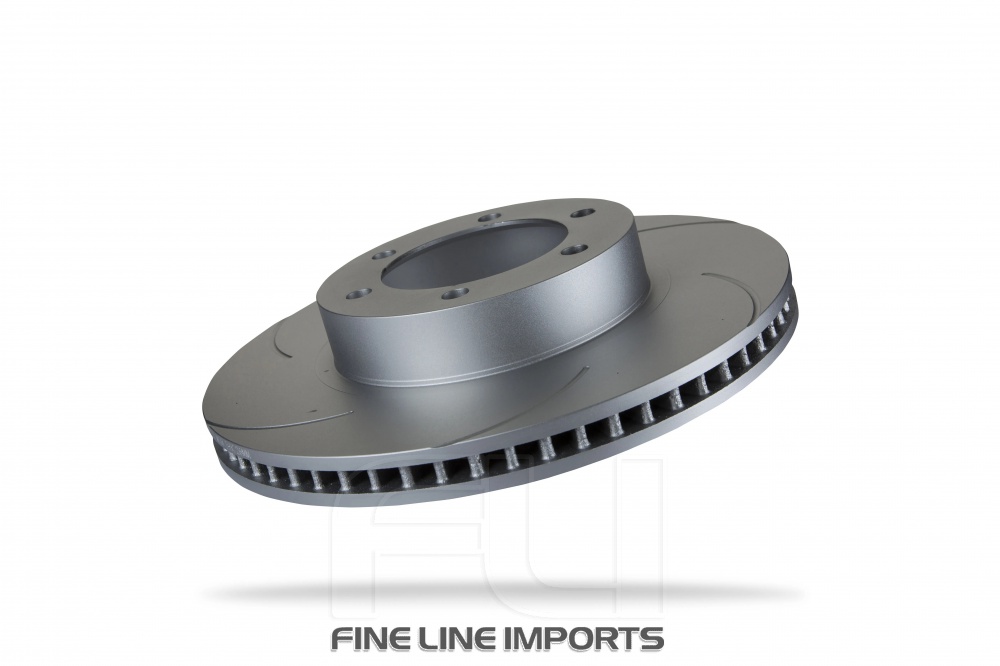 Pedders Slotted Geomet Coated Rotor (Pedders-6202700SGL)