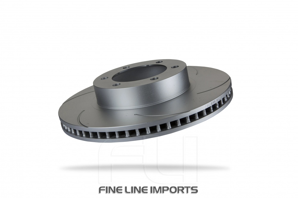 Pedders Slotted Geomet Coated Rotor (Pedders-6202700SGR)