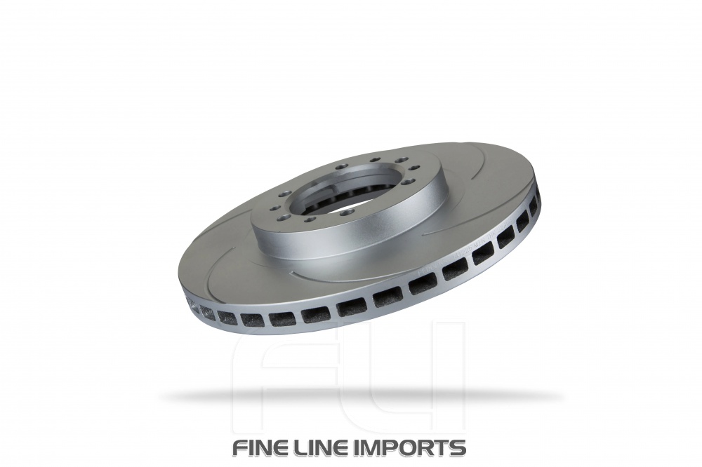 Pedders Slotted Geomet Coated Rotor (Pedders-6202770SGR)