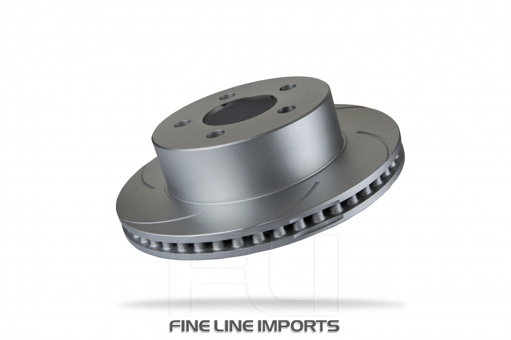 Pedders Slotted Geomet Coated Rotor (Pedders-6204160SGL)