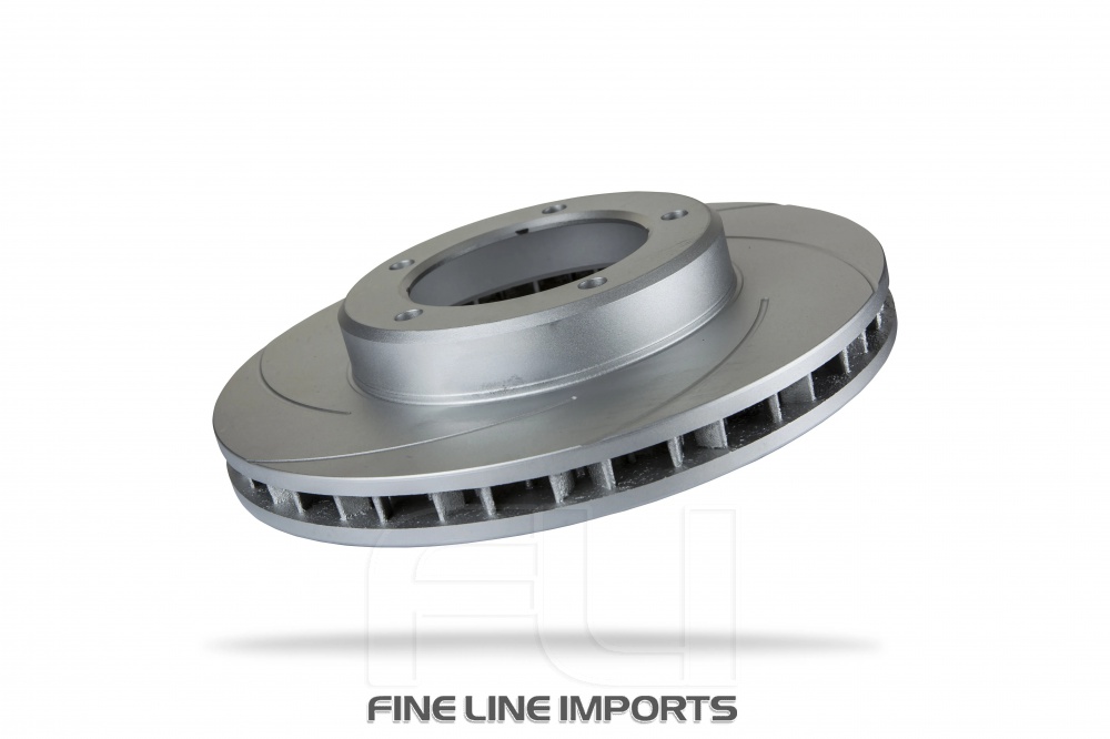 Pedders Slotted Geomet Coated Rotor (Pedders-6207280SGL)