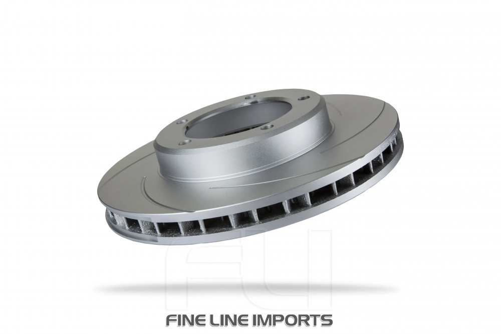 Pedders Slotted Geomet Coated Rotor (Pedders-6207280SGR)