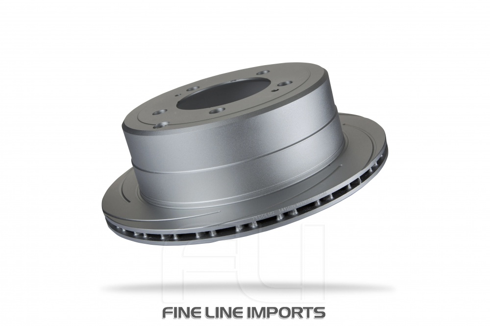 Pedders Slotted Geomet Coated Rotor (Pedders-6208320SGL)