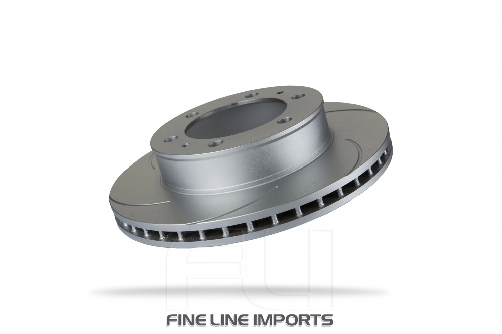 Pedders Slotted Geomet Coated Rotor (Pedders-6208450SGL)