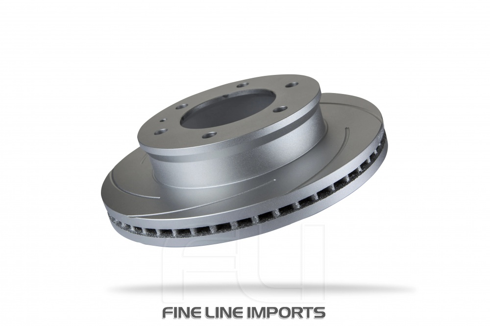 Pedders Slotted Geomet Coated Rotor (Pedders-6208630SGL)