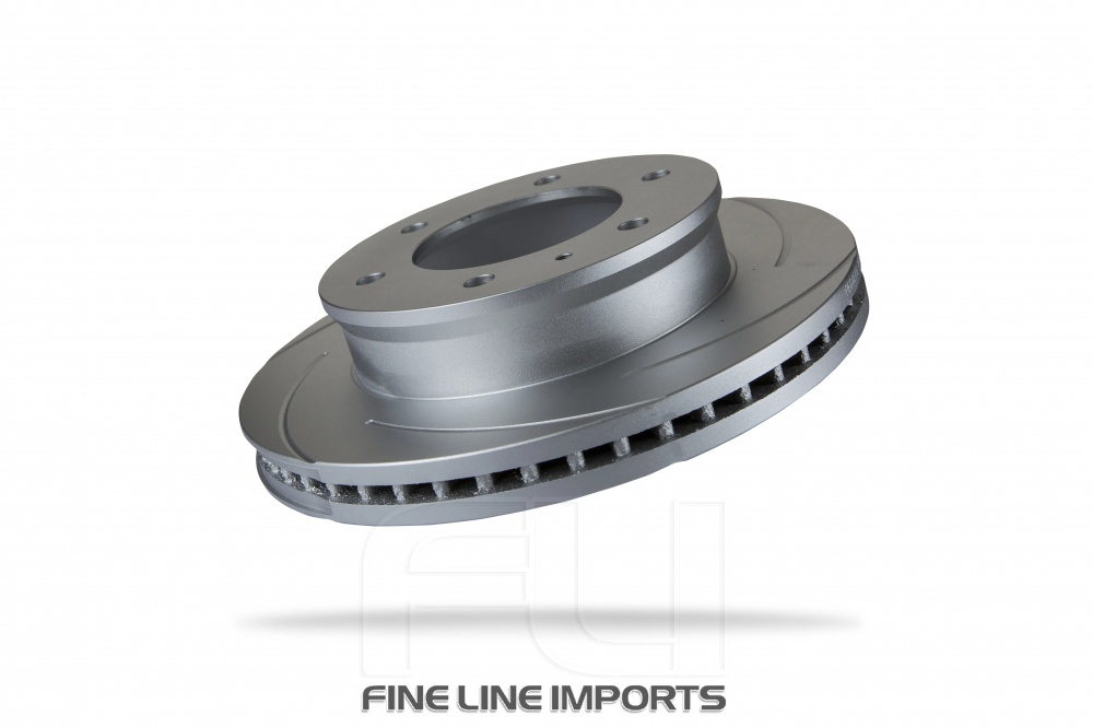 Pedders Slotted Geomet Coated Rotor (Pedders-6208630SGR)