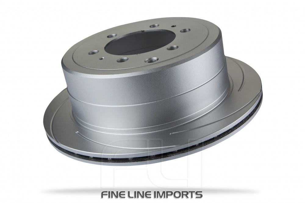 Pedders Slotted Geomet Coated Rotor (Pedders-6209120SGR)