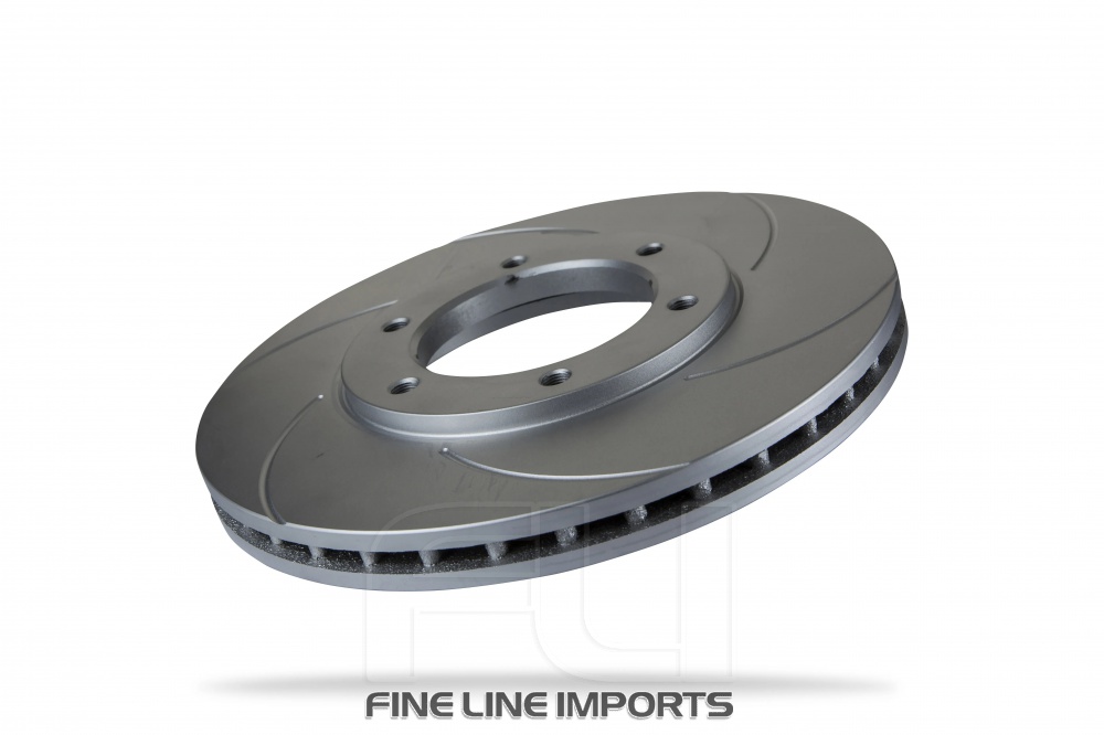 Pedders Slotted Geomet Coated Rotor (Pedders-6209250SGR)