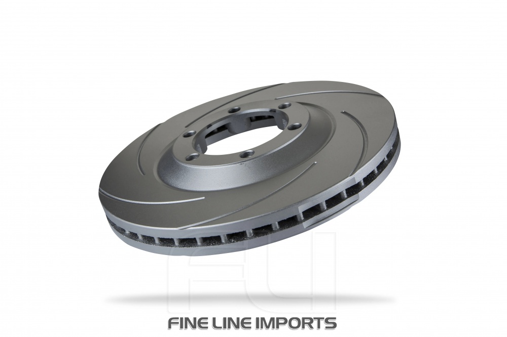 Pedders Slotted Geomet Coated Rotor (Pedders-6212200SGL)